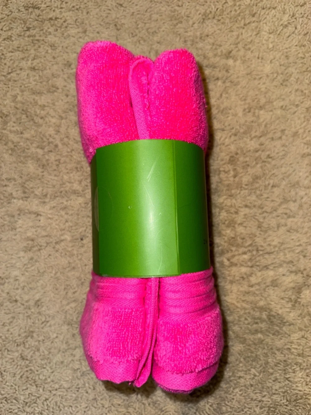 kate spade Pink Plush Hand Towels - Pack of 2